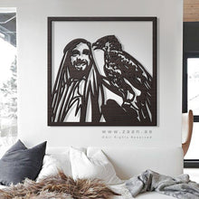 Load image into Gallery viewer, Sheikh Zayed bin Sultan Al Nahyan الشيخ زايد بن سلطان آل نهيان - Basic ( Wood &amp; Acrylic )
