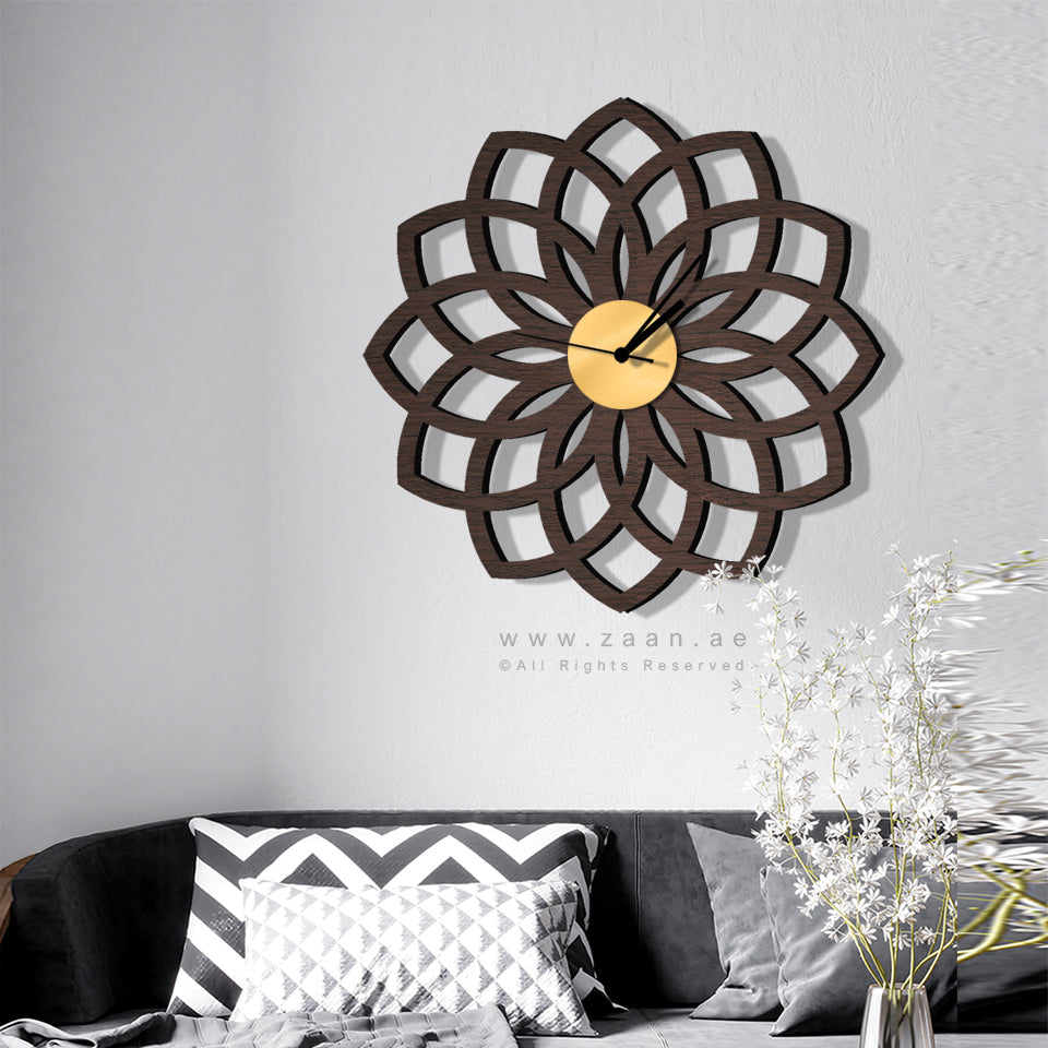 Flower Wall Clock ساعة حائط