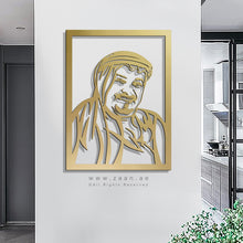 Load image into Gallery viewer, Sheikh Humaid bin Rashid Al Nuaimi الشيخ حميد بن راشد النعيمي - Basic ( Wood &amp; Acrylic )
