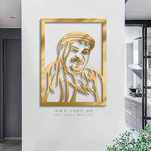 Load image into Gallery viewer, Sheikh Humaid bin Rashid Al Nuaimi الشيخ حميد بن راشد النعيمي - Basic ( Wood &amp; Acrylic )
